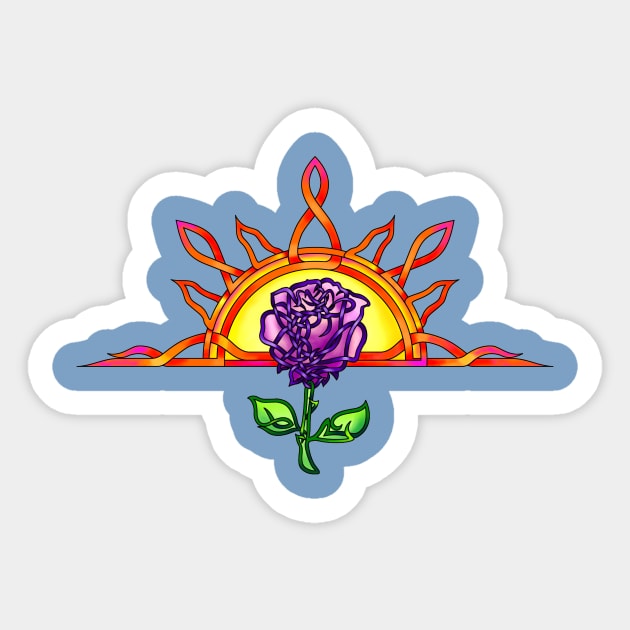 Tudor Sunrise Sticker by KnotYourWorld4